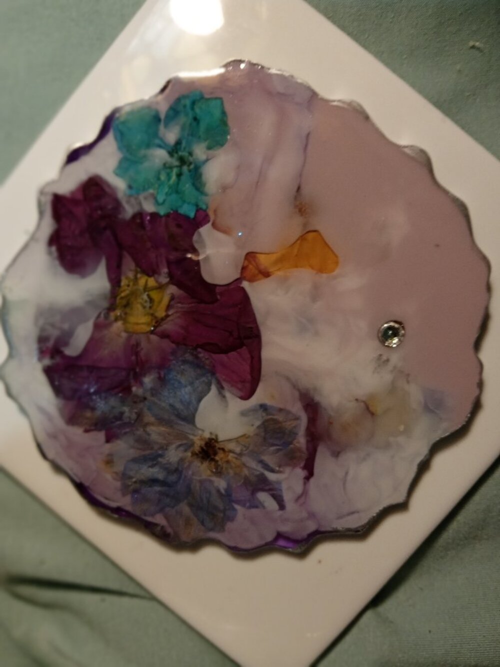 SMALL TRAY FOR JEWERLY OR AS A COASTER......